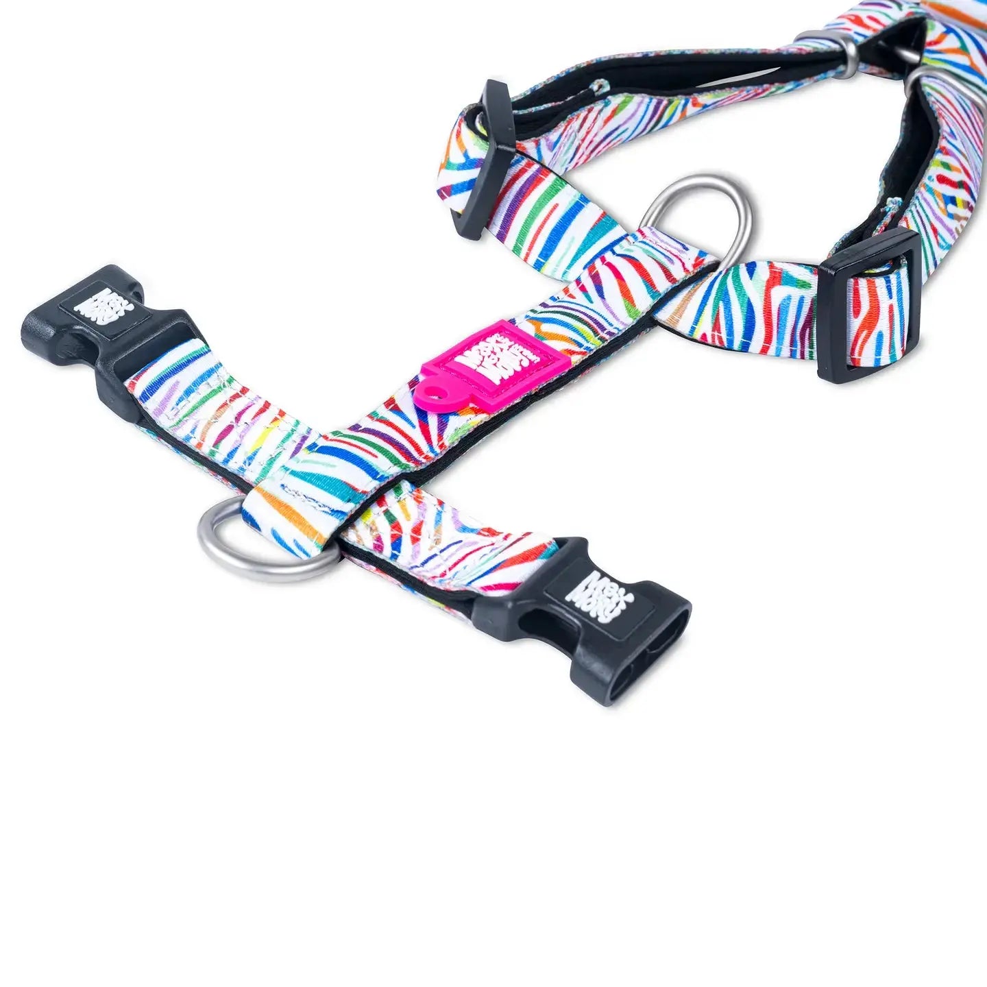 Harnais Zèbre multicolore Max & Molly