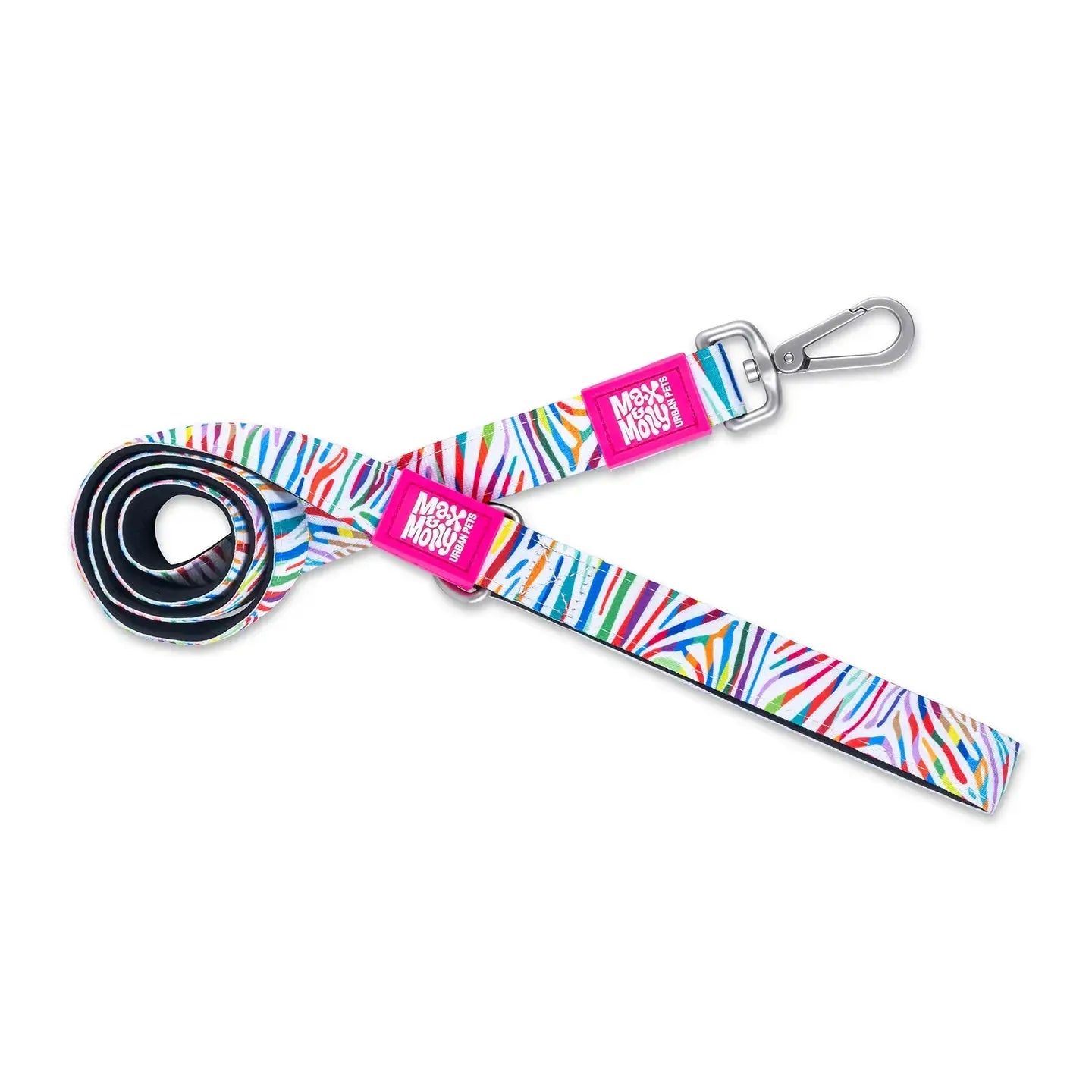 Laisse zèbre multicolore Max & Molly