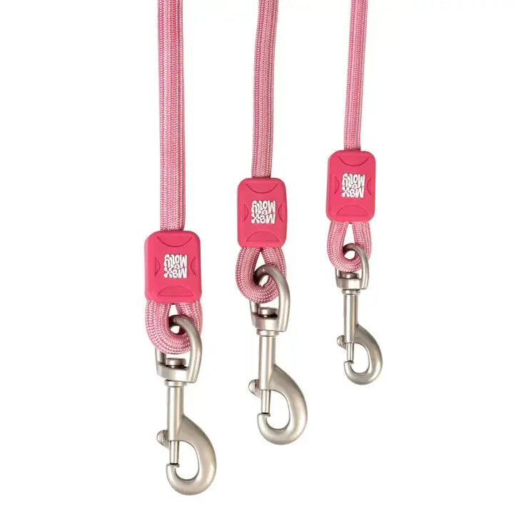 Laisse corde Rose Max & Molly Zoopet Shop