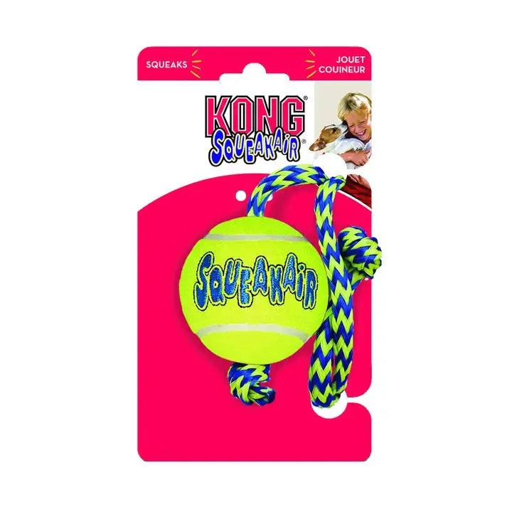 SqueakAir Balle et corde KONG Zoopet Shop